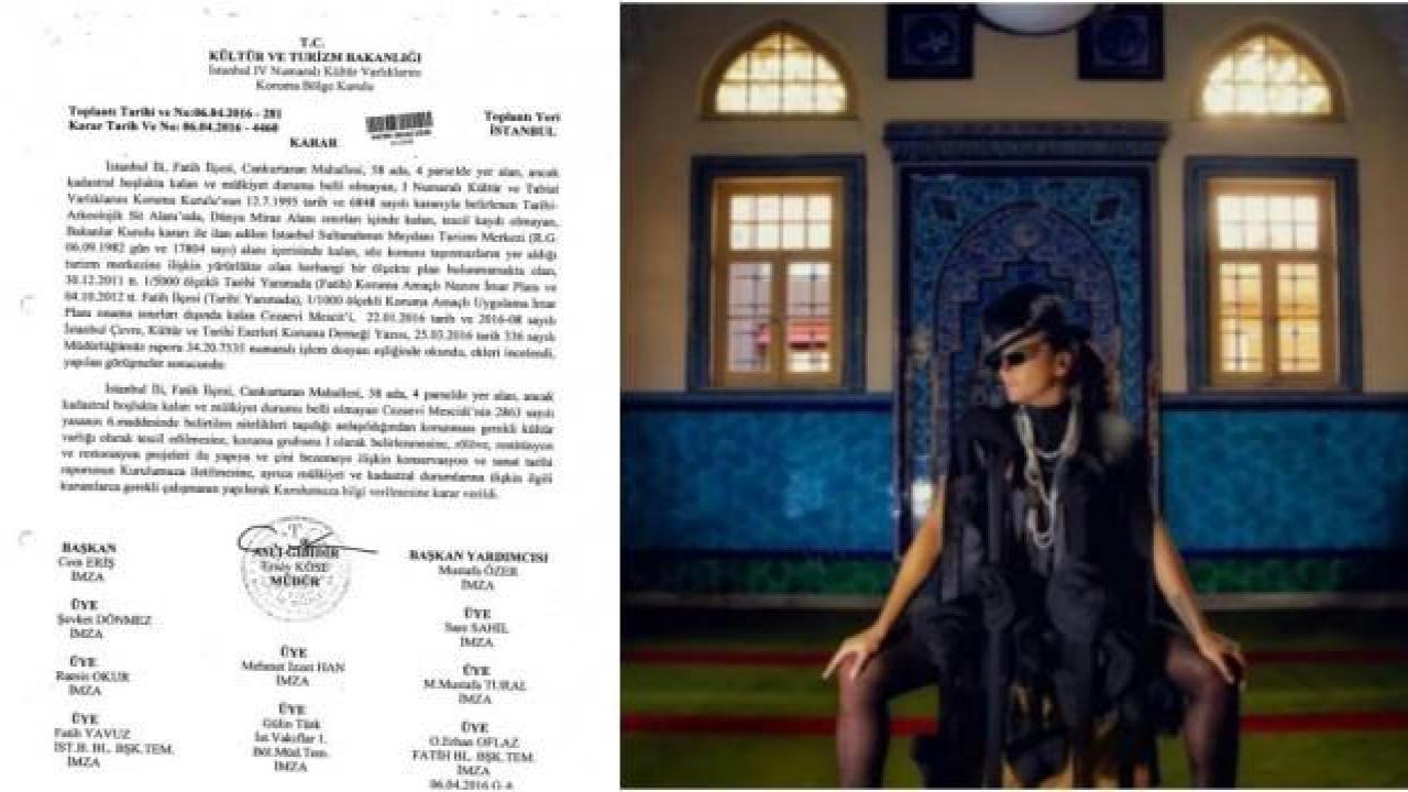 Eda Taşpınar’ın uygunsuz fotoğraf çektirdiği cami ile ilgili yeni skandal ortaya çıktı!