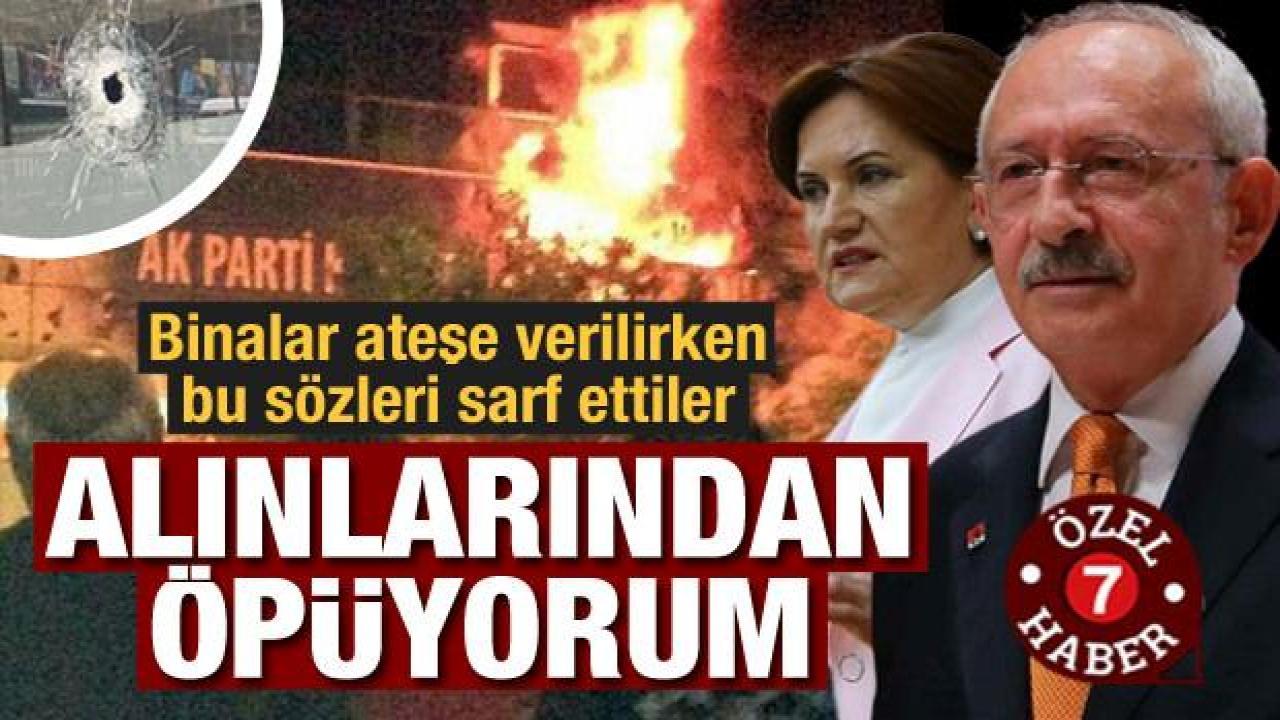 AK Parti binaları ateşe verilirken bu sözleri sarf ettiler: Gençleri alınlarından öpüyorum