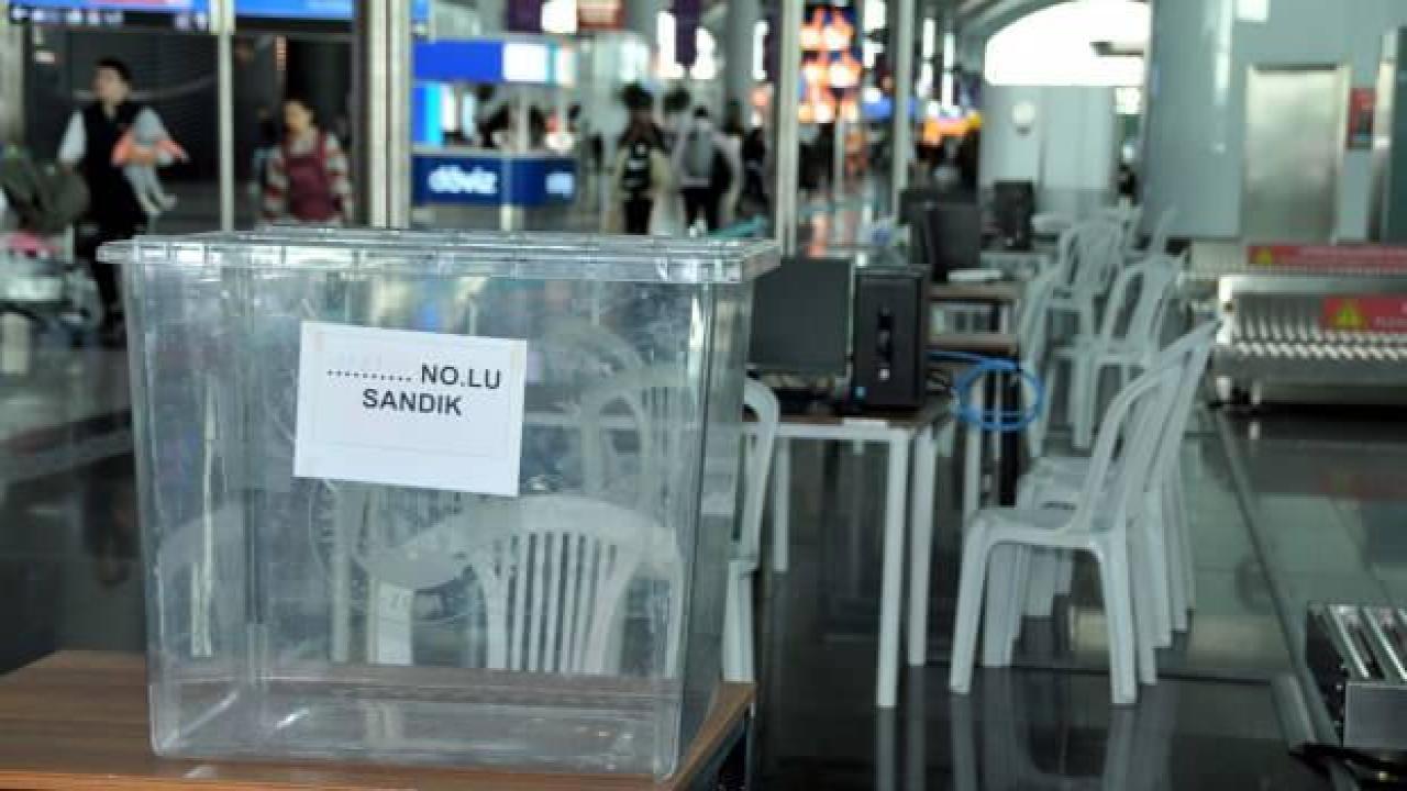 İstanbul Havalimanı'nda seçim sandıkları kuruldu