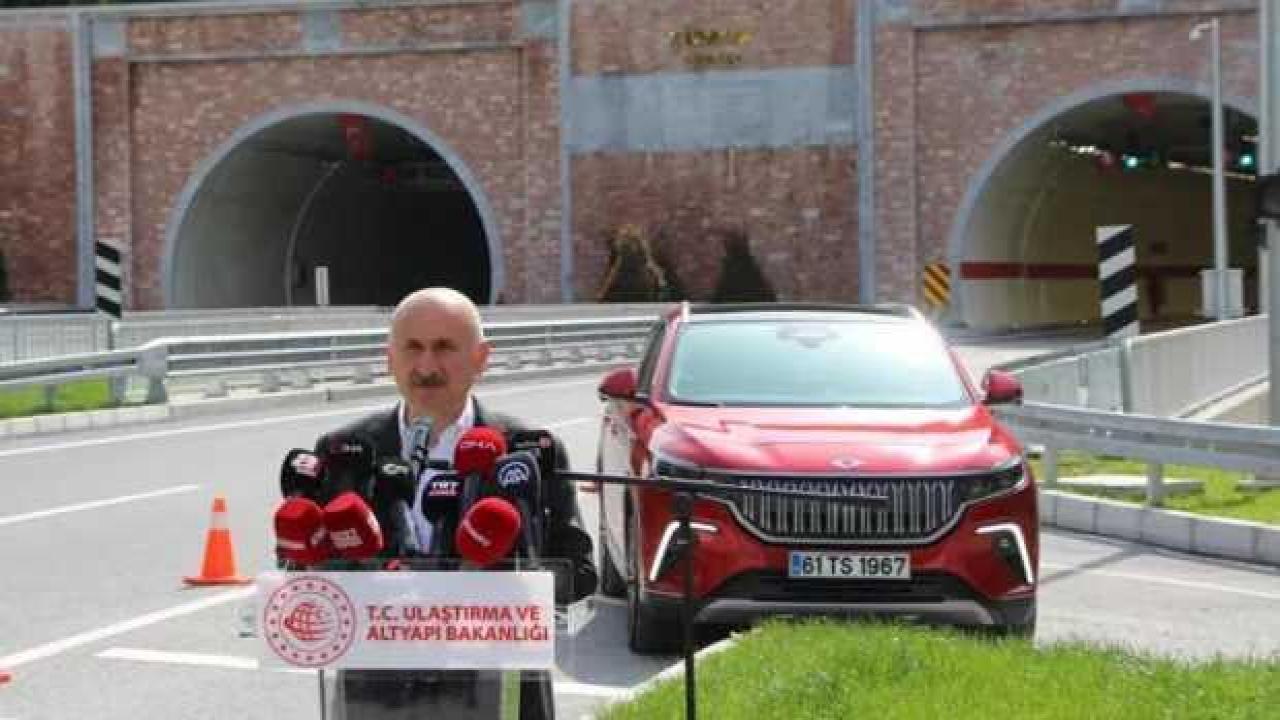 Yeni Zigana Tüneli'nden 100 bin araç geçti