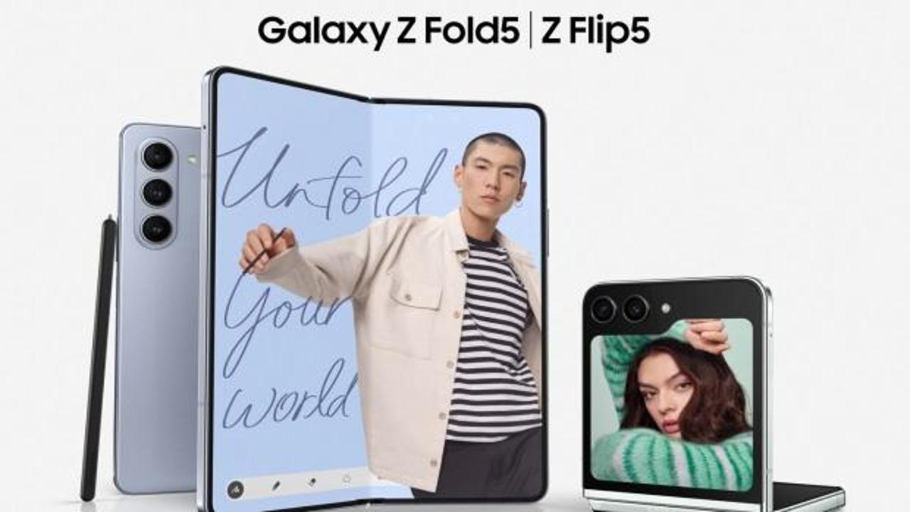 Samsung’un yeni katlanabilir modelleri Galaxy Z Flip5 ve Galaxy Z Fold5 ön satışta!