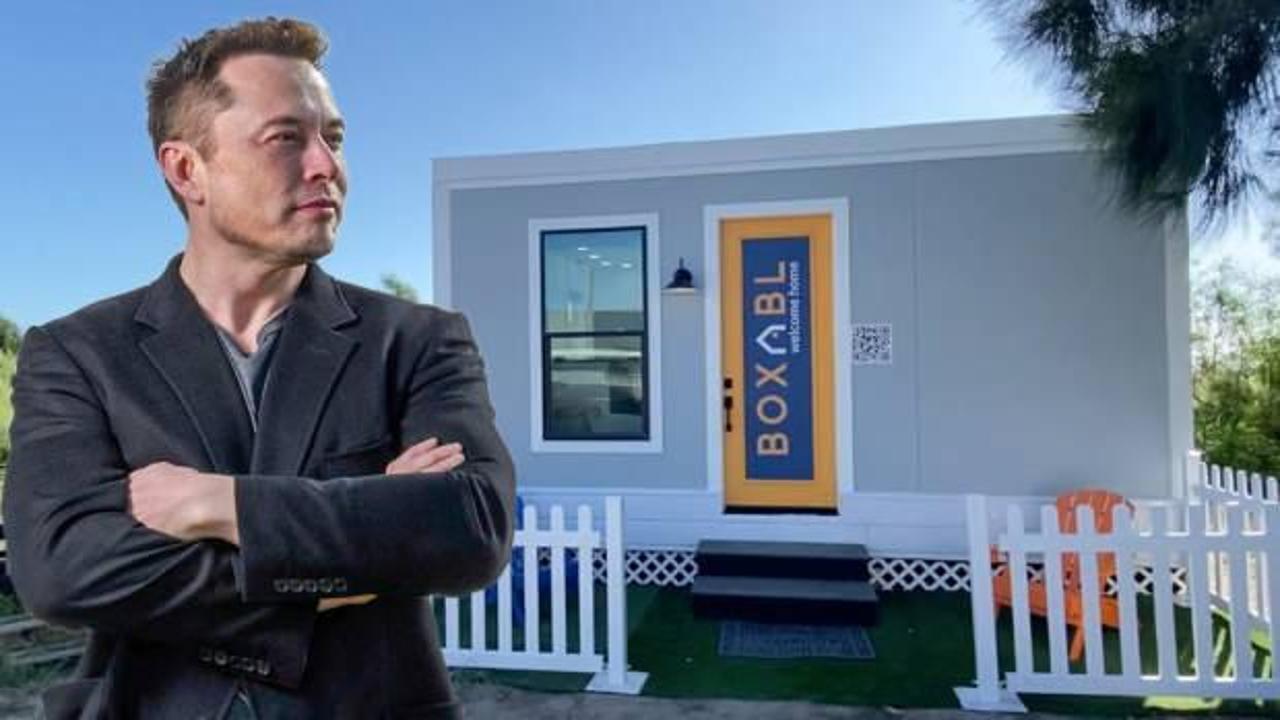 Elon Musk'ın '50 bin dolarlık' evi ilk kez görüntülendi!