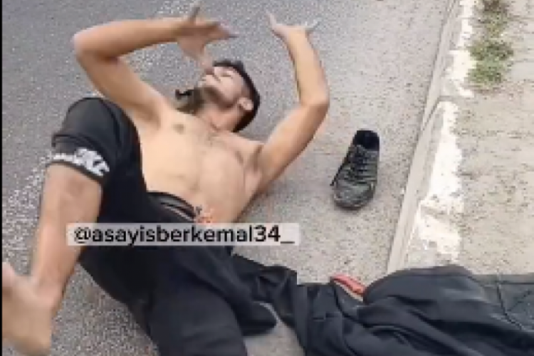 Uyuşturucu etkisiyle bale yaptığını sanan gencin içler acısı hali!