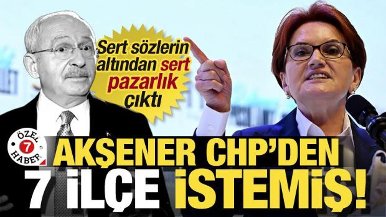 Akşener'in eleştirilerinin altından 'pazarlık' çıktı