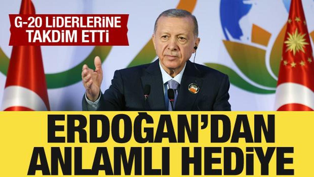 Cumhurbaşkanı Erdoğan'dan G-20 liderlerine!