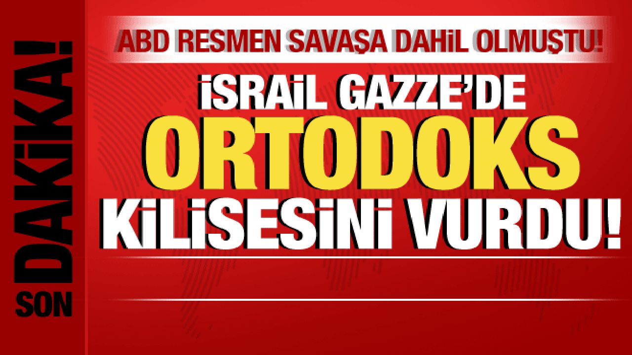 İsrail-Filistin savaşı: İsrail, Gazze'de kilise vurdu! Çok sayıda ölü ve yaralı var!