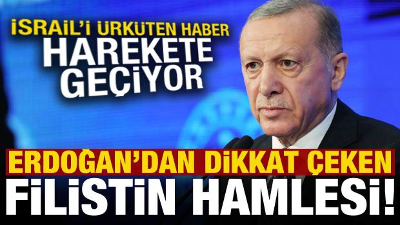 Erdoğan'dan dikkat çeken 'Filistin' hamlesi, harekete geçiyor!