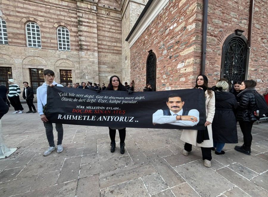 Sinan Ateş, ölümünün birinci yıl dönümünde anıldı