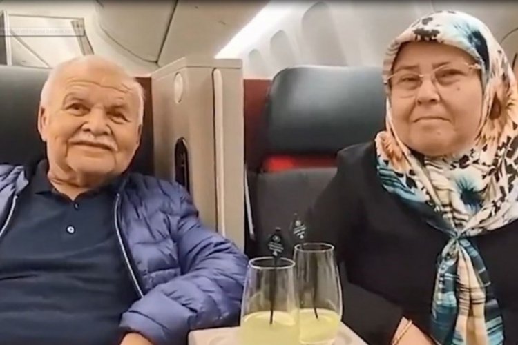 THY uçağında Gezeravcı ailesini gururlandıran anons
