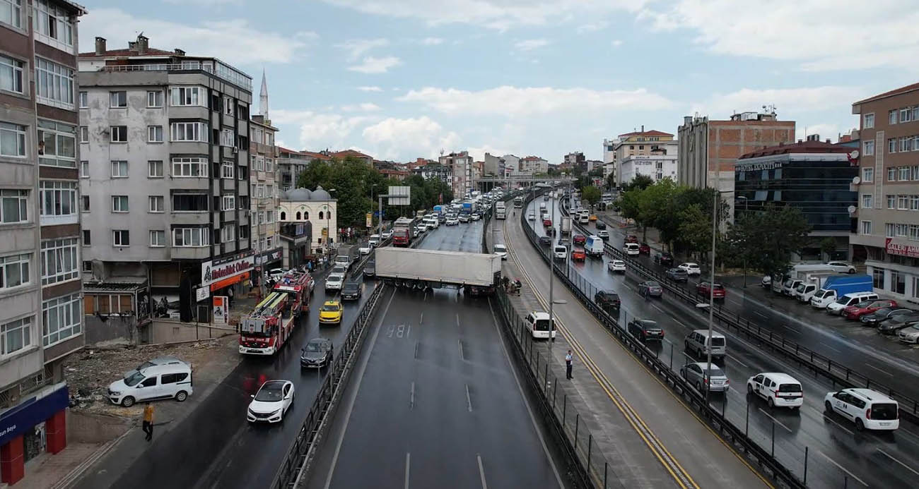 E5 Karayolu trafiğe kapatıldı