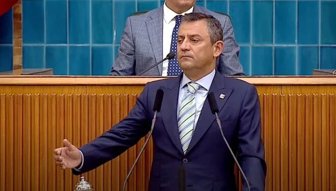 CHP lideri Özel: Türkiye'yi ayağa kalkmaya davet ediyoruz !