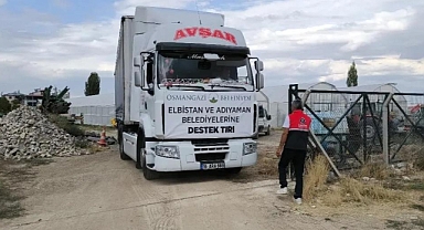 Deprem bölgesine Osmangazi eli
