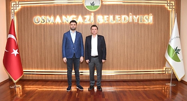 Bursaspor Yönetiminden Başkan Aydın’a ziyaret