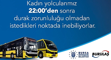 BURULAŞ'tan kadın yolculara yeni bir müjde!
