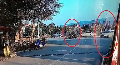 18 yaşındaki motosikletli genci hayattan koparan kaza kamerada