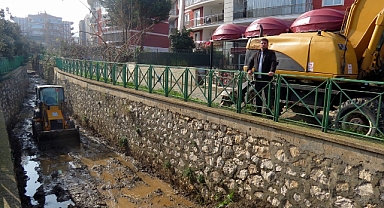 Mudanya Kara Dere'de temizlik çalışmaları başladı
