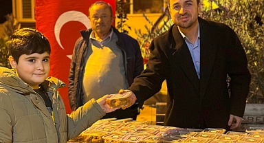 Nilüfer Belediyesi’nden kandil simidi ikramı