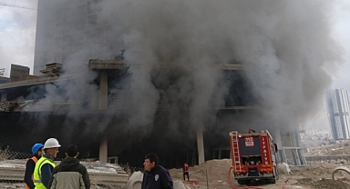 Ankara’da inşaat alanında çıkan yangın kontrol altına alındı