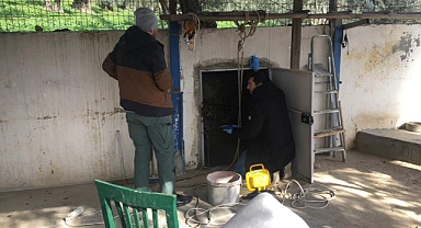 Bursa'da kaçak kazı operasyonu