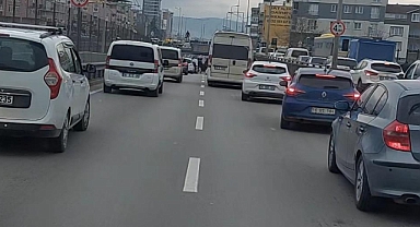 Bursa'da sürücülerin fermuar sistemi büyük alkış aldı