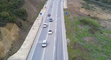 İznik İlçe Jandarma Komutanlığı dron destekli geçme yasağı denetimi gerçekleştirdi
