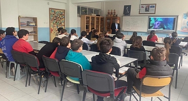 Öğrenciler müsilaj konusunda bilgilendiriliyor