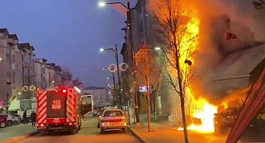 Yaya geçidinden geçen kadına otomobil çarptı, kaza anı kamerada