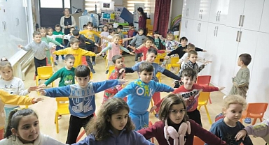 Bursalı minikler okul öncesi eğitimde sınırları aştı