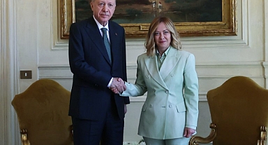 Cumhurbaşkanı Erdoğan, İtalya Başbakanı Meloni ile görüştü