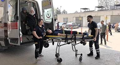 Depremden kaçarken merdivenlerden düştü
