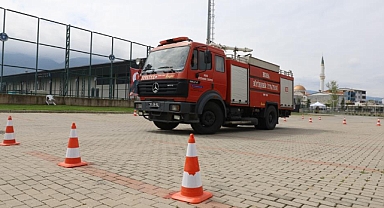 İtfaiye eri olabilmek için ter döktüler