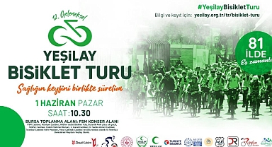 12. Geleneksel Yeşilay Bisiklet Turu bu pazar yapılacak