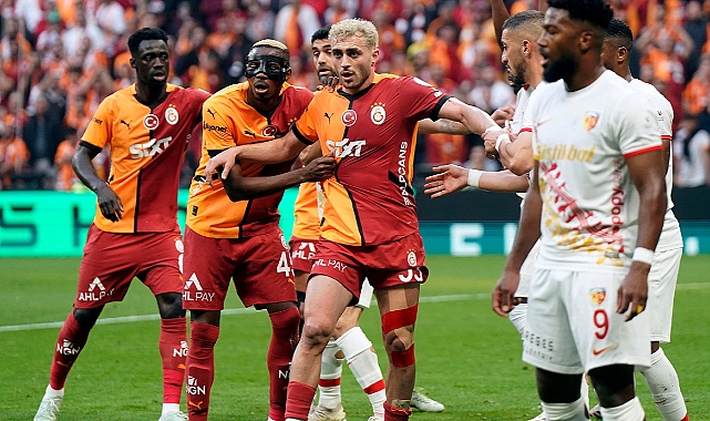 5.yıldızı taktı! Galatasaray üst üste 3. kez şampiyon