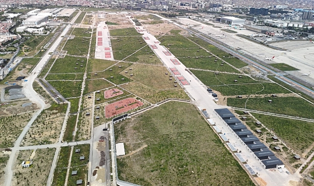 Atatürk Havalimanı, millet bahçesiyle yeşile bürünüyor