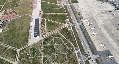 Atatürk Havalimanı, millet bahçesiyle yeşile bürünüyor