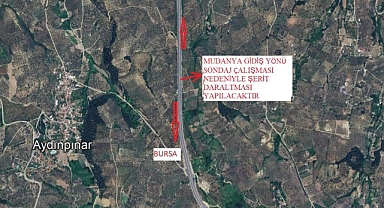 Bursa'da trafik düzenlemesi