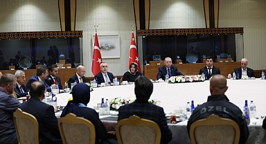 Cumhurbaşkanı Erdoğan, işçilerle bir araya geldi