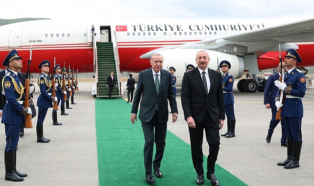 Cumhurbaşkanı Erdoğan ve Aliyev, Laçın Uluslararası Havalimanı'nın açılışını yaptı
