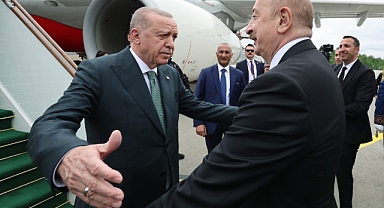Cumhurbaşkanı Erdoğan ve Aliyev, Laçın Uluslararası Havalimanı'nın açılışını yaptı