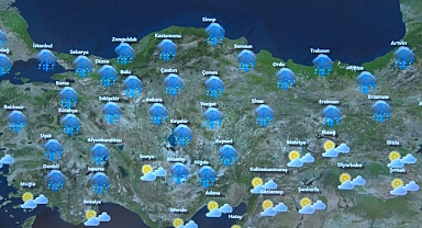 Meteorolojiden kuvvetli yağış ve rüzgar uyarısı