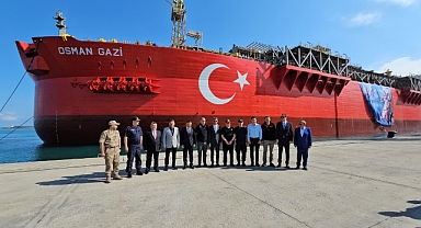 Osman Gazi Gemisi Filyos Limanı’nda