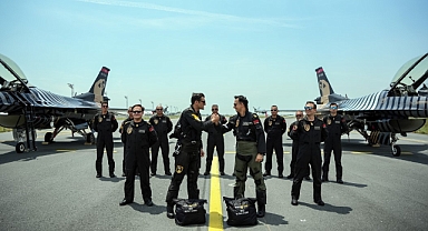 SOLOTÜRK Gösteri Ekibi İstanbul’un fethi etkinleri için yaptığı gösteriye böyle hazırlandı