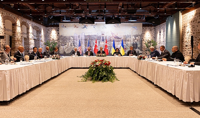 Türkiye -ABD-Ukrayna heyetleri arasındaki görüşme başladı