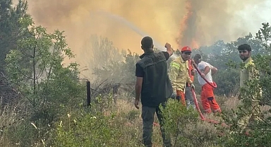 Bursa Büyükşehir Belediyesi'nden yangın paylaşımı