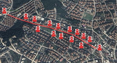 Bursa'da trafik düzenlemesi