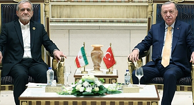 Cumhurbaşkanı Erdoğan, İran Cumhurbaşkanı Pezeşkiyan ile görüştü
