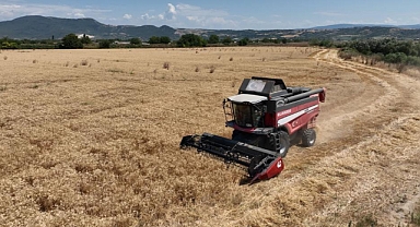 Bursa'da Büyükşehir desteği ile hasat zamanı