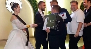 Bursa'da düğünde sıra dışı takı sürprizi!