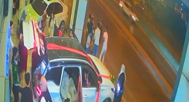 Gelini alan araba damatsız böyle harekete geçti, kazada gelin ölümden döndü
