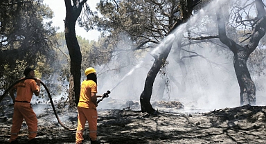 Turizmin başkentinde korkutan yangın!